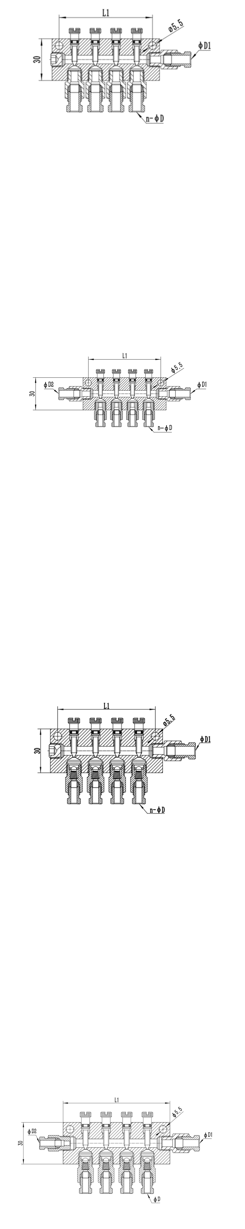 KPQ Einstellbarer Verteiler