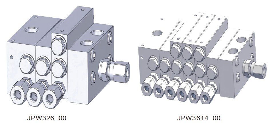 JPW3 Modularer progressiver Verteiler
